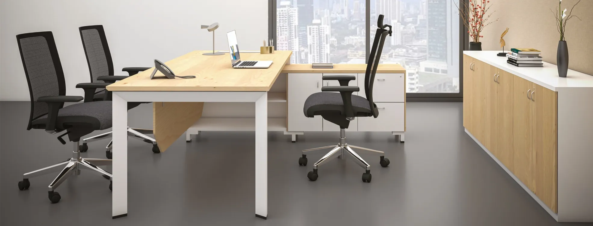 Modern modular office workspace