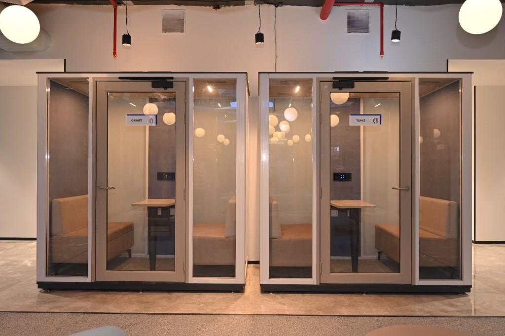 Acoustic phone booths